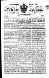 Wiener Zeitung 18431002 Seite: 1