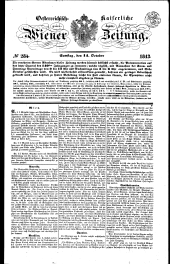 Wiener Zeitung 18431014 Seite: 1