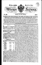 Wiener Zeitung 18431017 Seite: 1