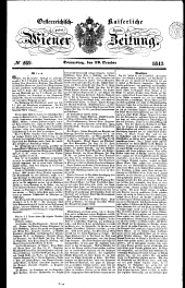 Wiener Zeitung 18431019 Seite: 1
