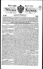 Wiener Zeitung 18431102 Seite: 1