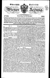 Wiener Zeitung 18431123 Seite: 1