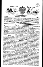 Wiener Zeitung 18431130 Seite: 1