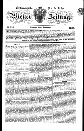 Wiener Zeitung 18431201 Seite: 1