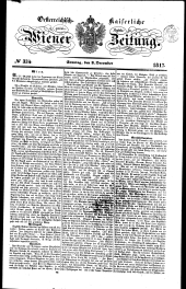 Wiener Zeitung 18431203 Seite: 1