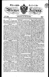 Wiener Zeitung 18431213 Seite: 1