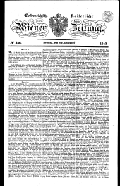 Wiener Zeitung 18431215 Seite: 1