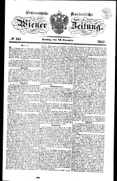 Wiener Zeitung 18431216 Seite: 1