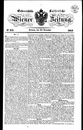 Wiener Zeitung 18431222 Seite: 1