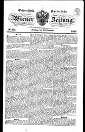 Wiener Zeitung 18431223 Seite: 1
