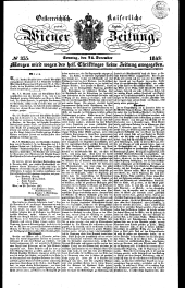 Wiener Zeitung 18431224 Seite: 1