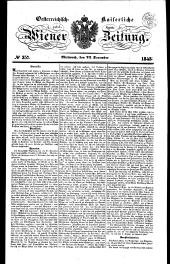 Wiener Zeitung 18431227 Seite: 1