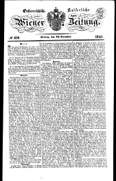 Wiener Zeitung 18431229 Seite: 1