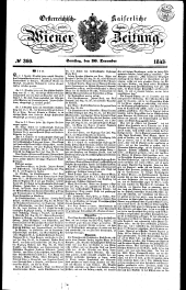 Wiener Zeitung 18431230 Seite: 1