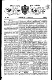 Wiener Zeitung 18431231 Seite: 1
