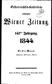 Wiener Zeitung 1844bl01 Seite: 1