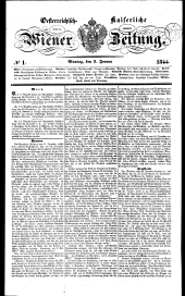 Wiener Zeitung 18440101 Seite: 1