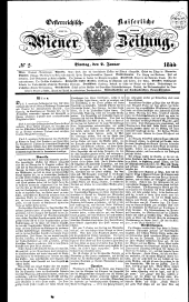 Wiener Zeitung 18440102 Seite: 1