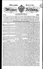 Wiener Zeitung 18440104 Seite: 1