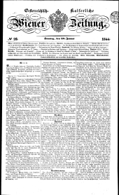 Wiener Zeitung 18440128 Seite: 1