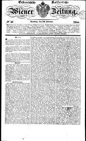 Wiener Zeitung 18440210 Seite: 1