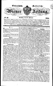 Wiener Zeitung 18440217 Seite: 1