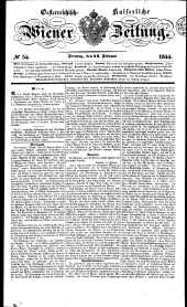 Wiener Zeitung 18440223 Seite: 1