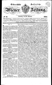 Wiener Zeitung 18440225 Seite: 1