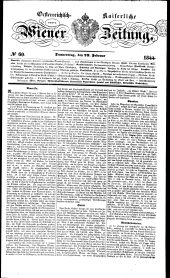 Wiener Zeitung 18440229 Seite: 1