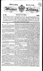 Wiener Zeitung 18440306 Seite: 1