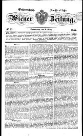Wiener Zeitung 18440307 Seite: 1
