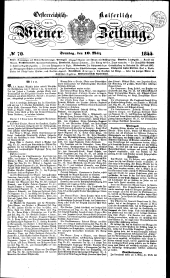 Wiener Zeitung 18440310 Seite: 1