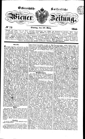 Wiener Zeitung 18440312 Seite: 1