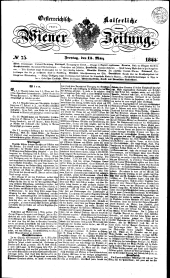 Wiener Zeitung 18440315 Seite: 1