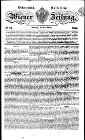Wiener Zeitung 18440318 Seite: 1