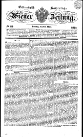 Wiener Zeitung 18440323 Seite: 1