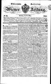 Wiener Zeitung 18440324 Seite: 1
