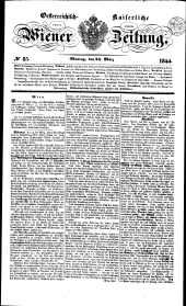 Wiener Zeitung 18440325 Seite: 1