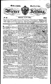 Wiener Zeitung 18440327 Seite: 1