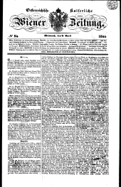 Wiener Zeitung 18440403 Seite: 1