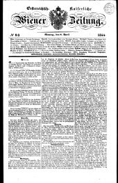 Wiener Zeitung 18440408 Seite: 1