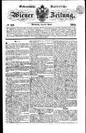 Wiener Zeitung 18440417 Seite: 1