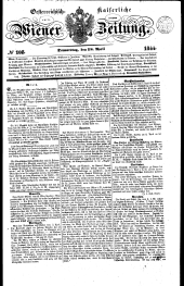 Wiener Zeitung 18440418 Seite: 1