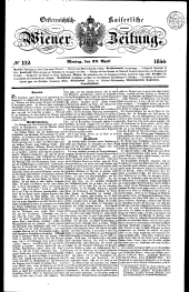 Wiener Zeitung 18440422 Seite: 1