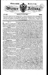 Wiener Zeitung 18440423 Seite: 1