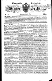 Wiener Zeitung 18440504 Seite: 1