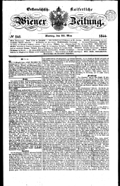 Wiener Zeitung 18440521 Seite: 1