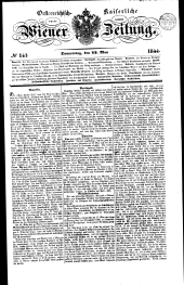 Wiener Zeitung 18440523 Seite: 1