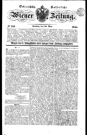 Wiener Zeitung 18440525 Seite: 1