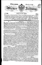 Wiener Zeitung 18440611 Seite: 1